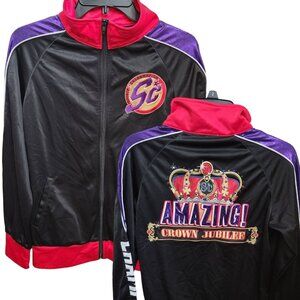 Rebel Athletic Jacket‎ Size AXS Amazing Crown Jubilee Cheerleader Champion